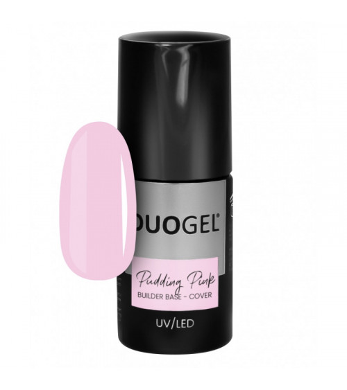 Bazė DUOgel COVER Pudding Pink 6 ml