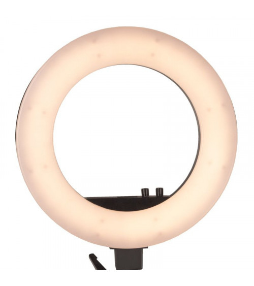 Lempa makiažui vizažui su stovu LED RING 18, 48W