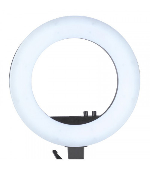 Lempa makiažui vizažui su stovu LED RING 18, 48W