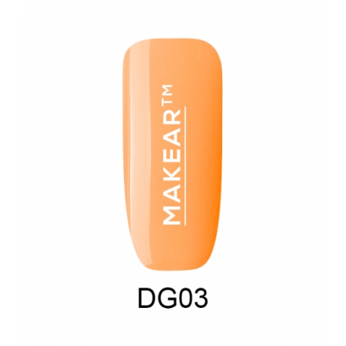Gelinis nagų lakas Makear - French Orange - Sweet&Tasty DG03 8ml