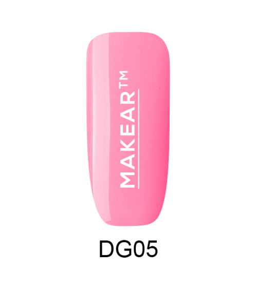 Gelinis nagų lakas Makear -  Think Pink - Sweet&Tasty DG05 8ml
