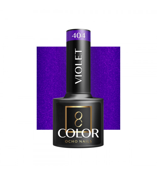 Hibridinis gelinis lakas OCHO NAILS violet 404 5ml