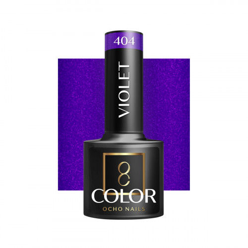 Hibridinis gelinis lakas OCHO NAILS violet 404 5ml