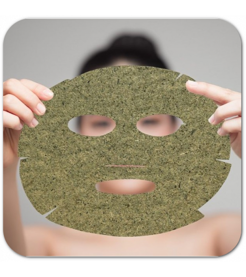 Tech Nature Sausa lakštinė kaukė su žaliąja arbata ir pipirmėtėmis