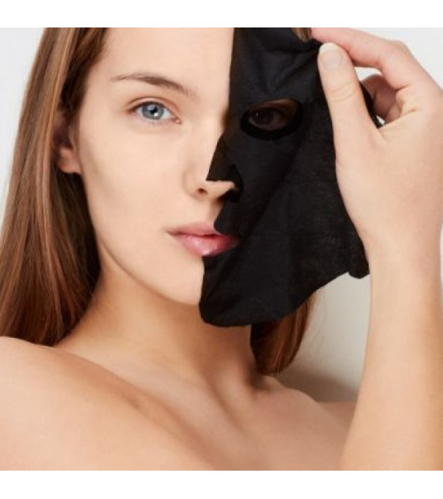 Tech Nature Lakštinė anti-acne detoksikuojanti kaukė su anglimi